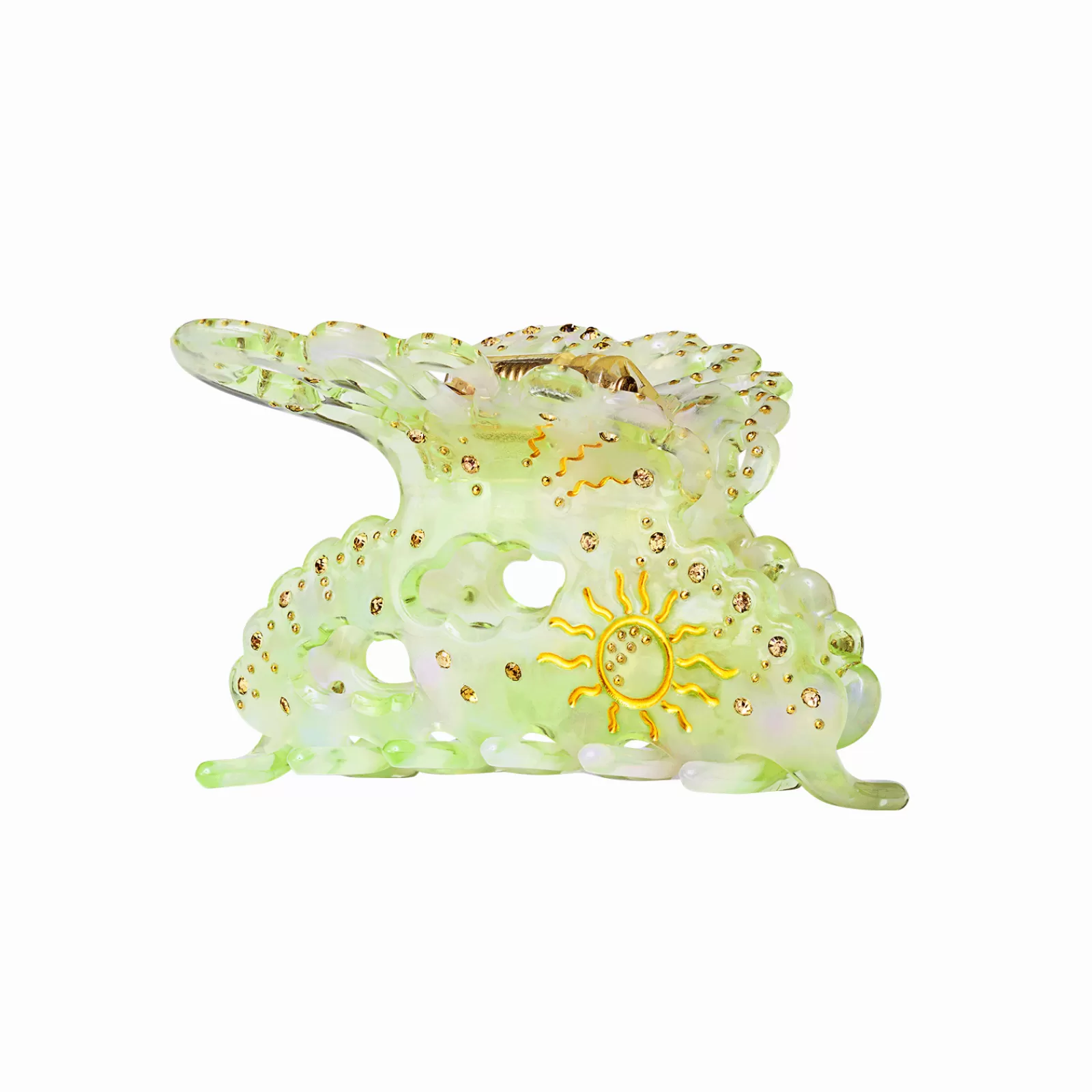 Shop Maanesten Papillon Hair Claw Lime